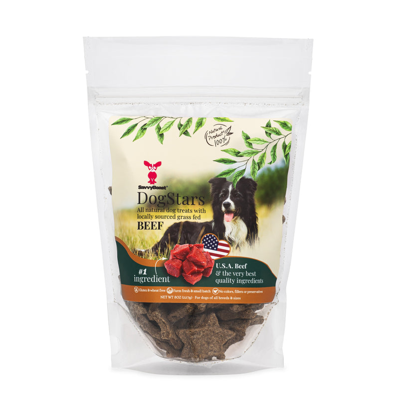 Beef DogStars Premium Natural Treats 8 oz