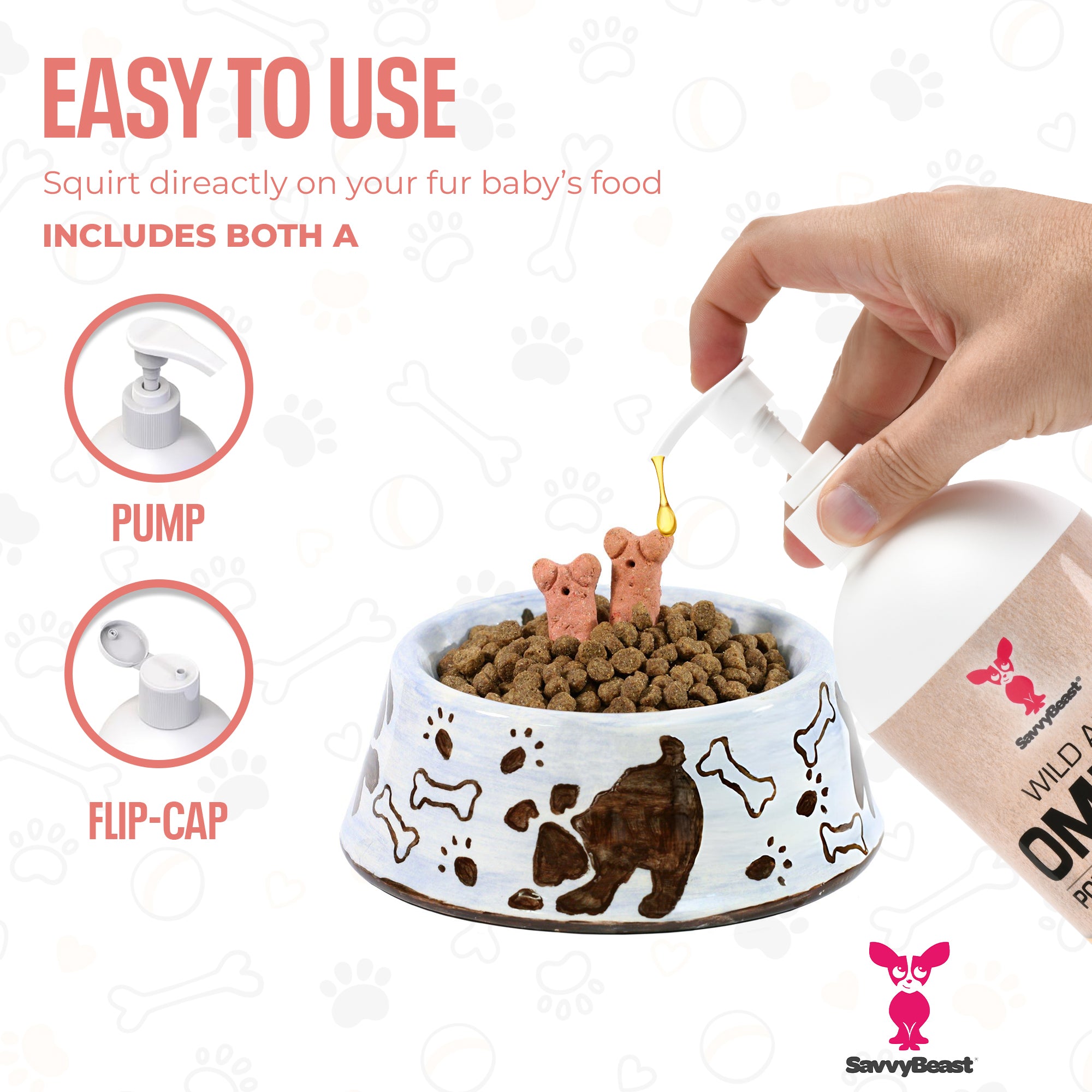 Omega-3 Pollock and Salmon Oil 32 oz bottle