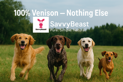 Venison Treats for Dogs – 5 oz - 100% Dehydrated Venison, Nothing Else!