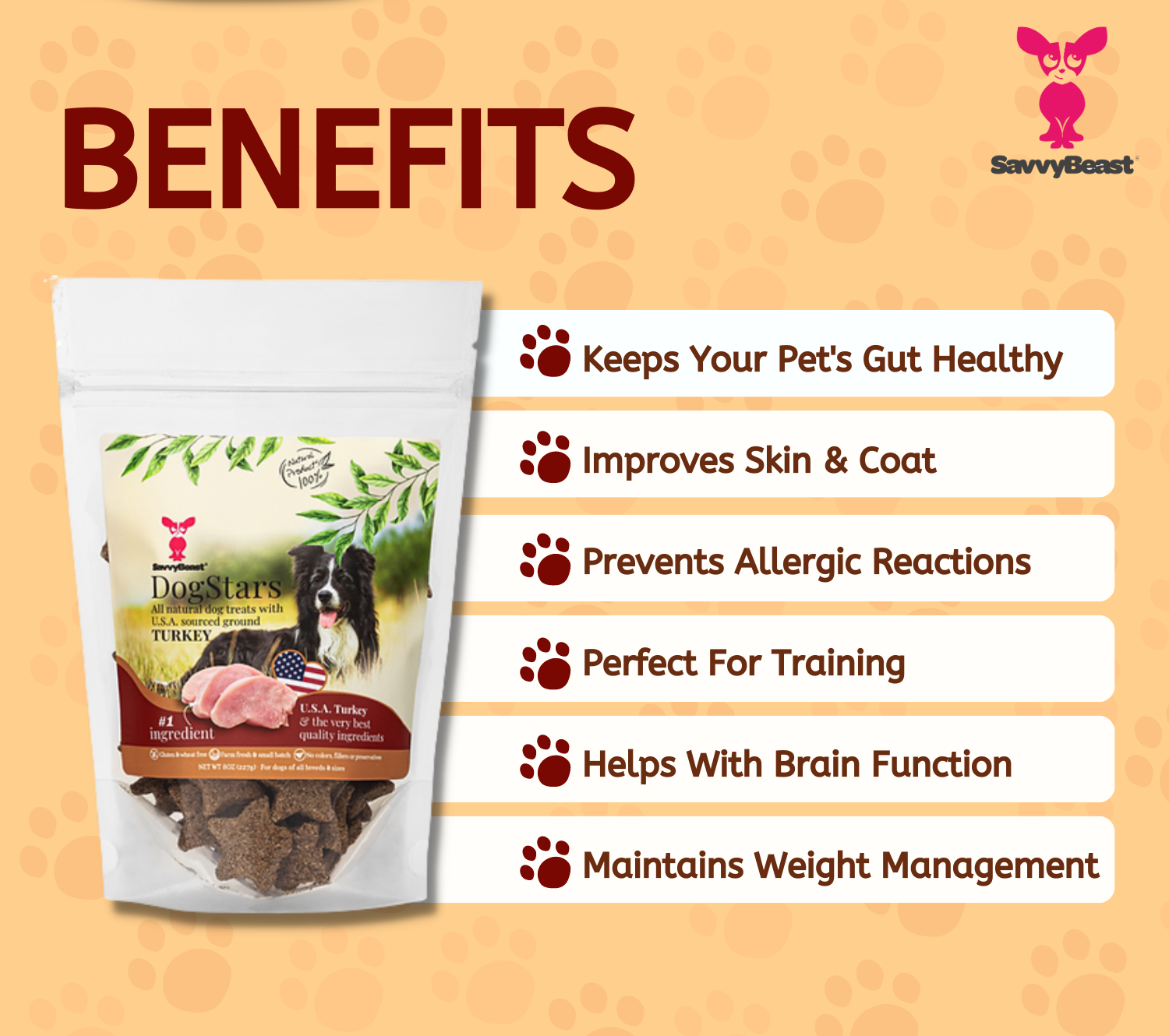 Turkey DogStars Premium Natural Treats 8 oz