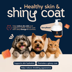 Wild Alaskan Salmon Oil For Dogs, Cats & Ferrets