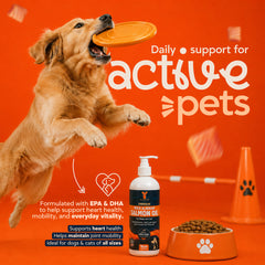 Wild Alaskan Salmon Oil For Dogs, Cats & Ferrets