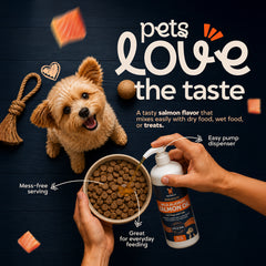 Wild Alaskan Salmon Oil For Dogs, Cats & Ferrets