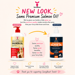 Wild Alaskan Salmon Oil For Dogs, Cats & Ferrets